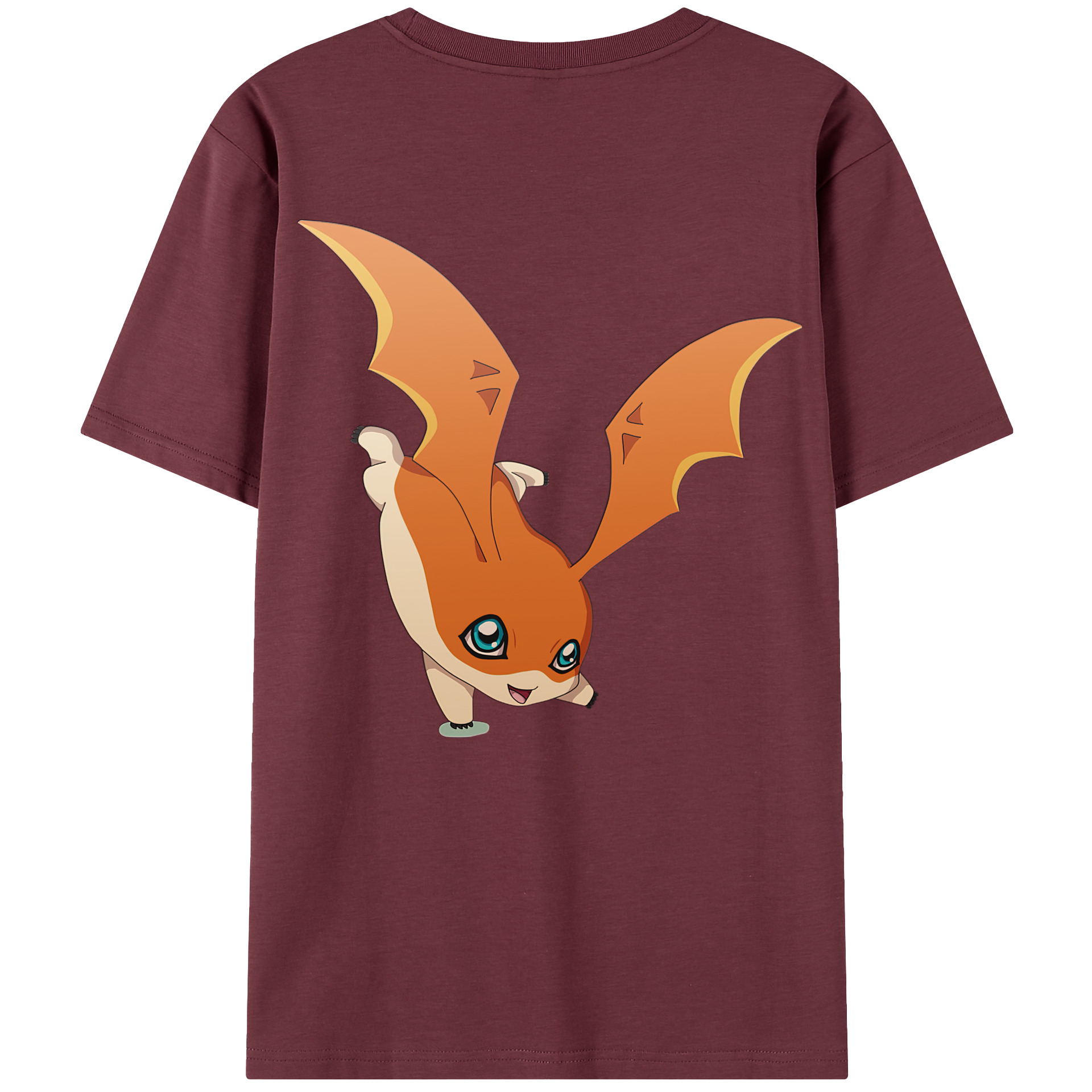 （画像用） Digimon デジタルモンスター/デジモン 綿100％半袖Tシャツ（背面プリント）